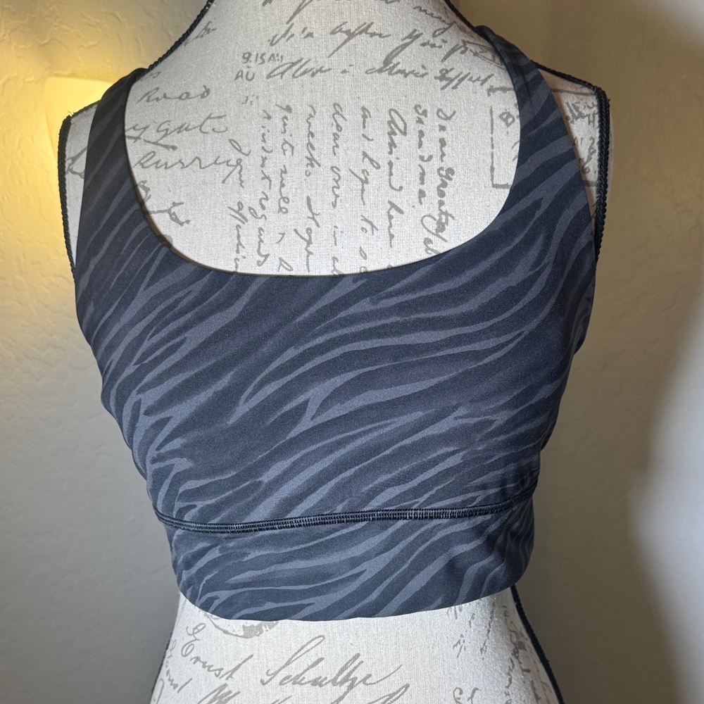 lululemon athletica Black Zebra Sports Bra